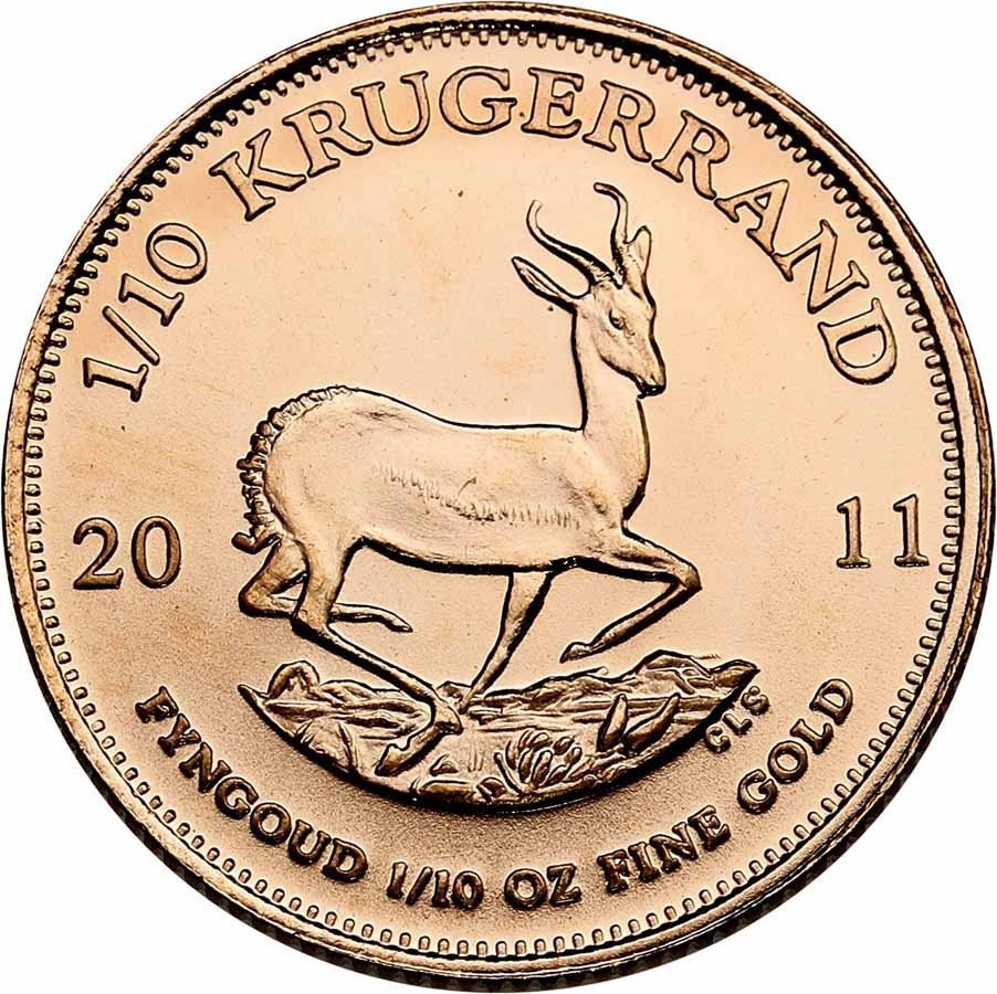 Republika Południowej Afryki 1/10 Krugerranda 2011 st.1